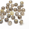 Natural Grey Agate European Large Hole Beads, Rondelle, 7~8x13~14mm, Hole: 5mm