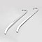 Tibetan Style Alloy Bookmarks, Silver Color Plated, Cadmium Free & Lead Free, 85x13.5mm, Hole: 1.5mm