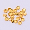 Alloy Cabochons, Epoxy Resin Supplies Filling Accessories, for Resin Jewelry Making, Cadmium Free & Lead Free, Shell Shape, Golden, 3x3x1mm