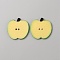 Fruit Theme Plastic Cabochons, Apple, 48x48x3mm
