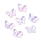 Handmade Lampwork Beads, Butterfly, Lavender, 10x14.5x4.5mm, Hole: 1mm