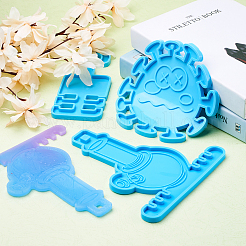 3шт 3 Молды для кабошонов из силикона&nbsp;DIY-BG0001-51