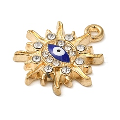 Подвески из сплава эмали и стразов&nbsp;ENAM-U003-02G-10