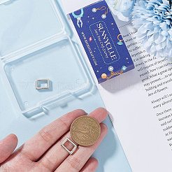 2 шт. 925 кольца-пружинки из стерлингового серебра&nbsp;STER-SC0001-40B