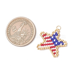 Стеклянные подвески из бисера&nbsp;PALLOY-MZ01256