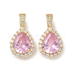 Латунные микро проложить кубического циркония подвески&nbsp;KK-Z139-09G