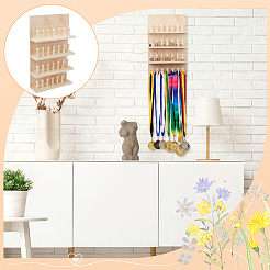 Деревянный держатель для колец и органайзеров&nbsp;RDIS-WH0020-03