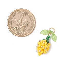 Подвески-бутоны из стеклянных бусинок&nbsp;PALLOY-MZ00759-03