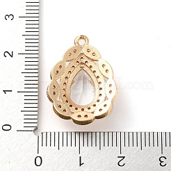 Золотые латунные микро проложить кубического циркония подвески&nbsp;KK-K350-03G-02