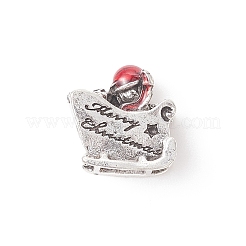 Европейские бусины из сплава эмали рождественской тематики&nbsp;MPDL-Q213-13AS