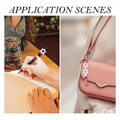 15шт акриловые бусины с УФ-покрытием&nbsp;PACR-YW0001-43