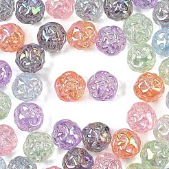 30шт УФ-покрытие прозрачные акриловые бусины&nbsp;PACR-YW0001-56