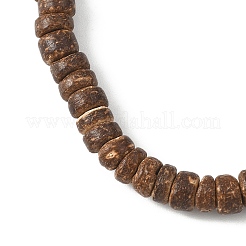 2 шт. эластичные браслеты из натурального черного агата&nbsp;BJEW-JB12673