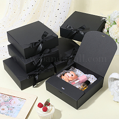 Складные бумажные подарочные коробки с лентой&nbsp;CON-WH20001-11B-02