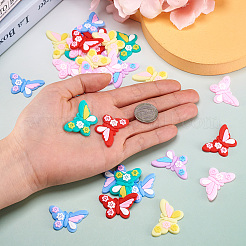 30шт 6 цвета пластиковых кабошонов&nbsp;KY-TA0001-30