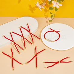 Изготовление браслета-слайдера из витого нейлонового шнура 10шт.&nbsp;MAK-UN0001-54B