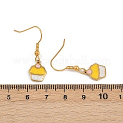 Серьги-подвески из нержавеющей стали 304 серии Ocean&nbsp;LS-EJEW-K017-01A-G