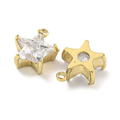 Подвески из нержавеющей стали 304 с кубическим цирконием&nbsp;STAS-L278-008G