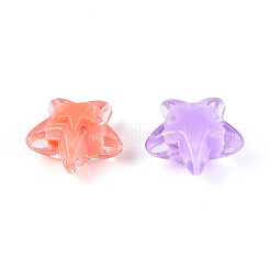 Прозрачные акриловые бусины&nbsp;X-OACR-N147-03