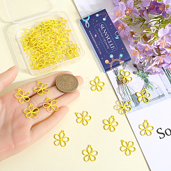 50 шт. полые подвески из окрашенного распылением сплава&nbsp;FIND-SC0012-27A