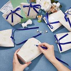 Картонные коробки конфет с цветочным принтом&nbsp;CON-WH0089-51A