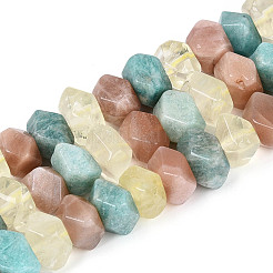 Нити из бусин из натурального лимонного кварца&nbsp;G-N358-01A-07