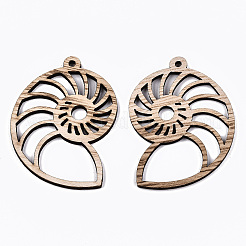 Необработанные полые деревянные большие подвески&nbsp;LS-X-WOOD-N006-131