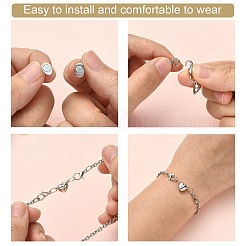 20 комплект магнитных застежек из сплава 2 цветов&nbsp;PALLOY-CJ0002-34