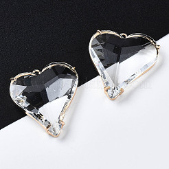 Прозрачные стеклянные подвески&nbsp;LS-GLAA-Q088-022