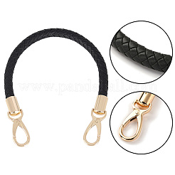 Вырезать полые 2шт плетеные круглые ремни для сумок из искусственной кожи ручки для сумок&nbsp;FIND-CL0001-02B