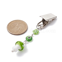 Железные зажимы для удостоверений личности с грибом лэмпворк и сглазом ручной работы&nbsp;JEWB-BR00126-05