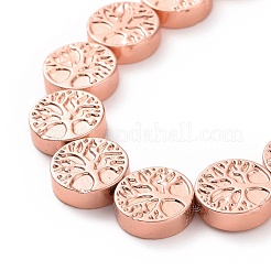 Гальванические немагнитная синтетический гематит бисер пряди&nbsp;G-C006-07