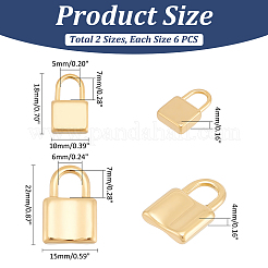 12 шт. 2 стиля подвески из нержавеющей стали 304&nbsp;STAS-UN0057-68