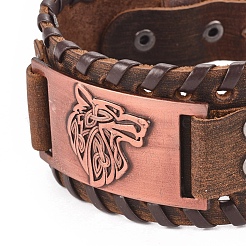 Браслеты из натуральной кожи BJEW-G620-B03