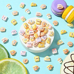 60 шт. 12 стиля мультяшные непрозрачные кабошоны из смолы&nbsp;CRES-CJ0001-63