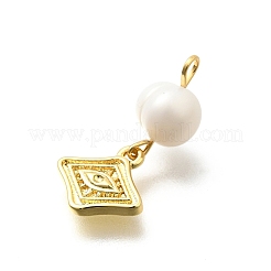 Латунные микро проложить кубического циркония подвески&nbsp;KK-Z093-33G