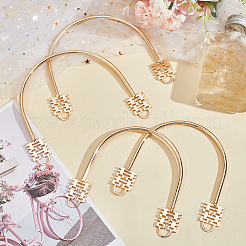 4 шт. 2 ручки для сумок из сплава&nbsp;AJEW-WR0001-75