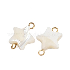 Подвески-звездочки из натуральных ракушек&nbsp;STAS-D378-26G