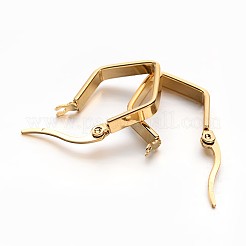 Серьги-кольца из нержавеющей стали 304 EJEW-E158-18G