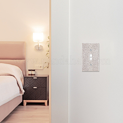 Ahademaker 4 набор 2 стильных пластиковых розеток со стразами настенная розетка&nbsp;AJEW-GA0005-41