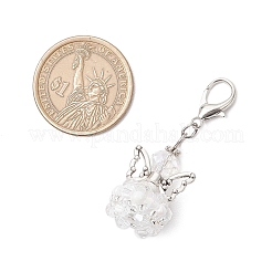 Стеклянные подвески в виде ангела&nbsp;HJEW-MZ00215-03