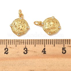 Латунные микро проложить кубического циркония подвески&nbsp;KK-K364-44G