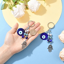 2 шт. брелок ручной работы из лэмпворка&nbsp;KEYC-YW00226