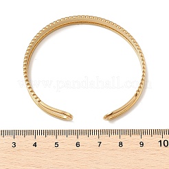 Браслеты-манжеты из нержавеющей стали 304 для женщин&nbsp;BJEW-B120-03G-03