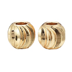 Набор круглых рифленых прокладок из латуни с вакуумным покрытием pvd&nbsp;KK-LS0001-10C-G