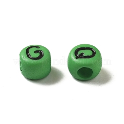 Непрозрачные акриловые бусины&nbsp;OACR-R005-02A