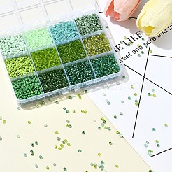 Наборы для изготовления браслетов из круглых стеклянных бусин своими руками&nbsp;DIY-YW0010-35