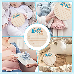 Деревянный реквизит для детских фотографий&nbsp;WOOD-WH0002-56C