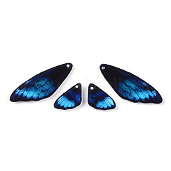 Серьги-крылья из прозрачной смолы с подвесками&nbsp;FIND-TAC0006-59B