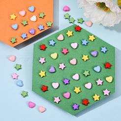 1500шт 15 стиля непрозрачные акриловые бусины&nbsp;SACR-SZ0001-13